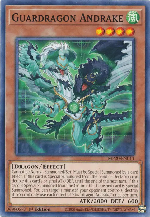 Guardragon Andrake [MP20-EN011] Common - Doe's Cards