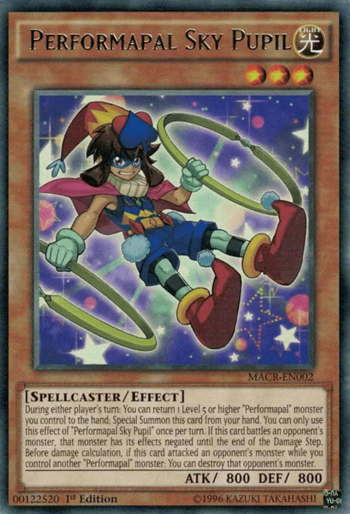 Performapal Sky Pupil [MACR-EN002] Rare - Doe's Cards