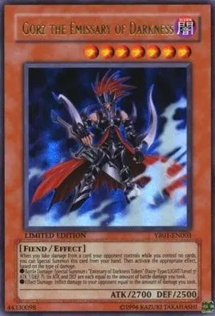 Gorz the Emissary of Darkness [YR01-EN003] Ultra Rare - Doe's Cards