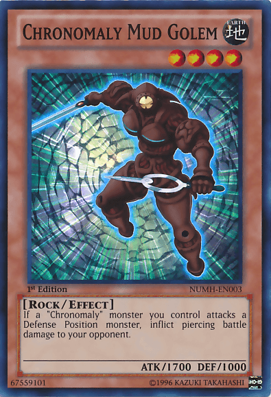 Chronomaly Mud Golem [NUMH-EN003] Super Rare - Doe's Cards