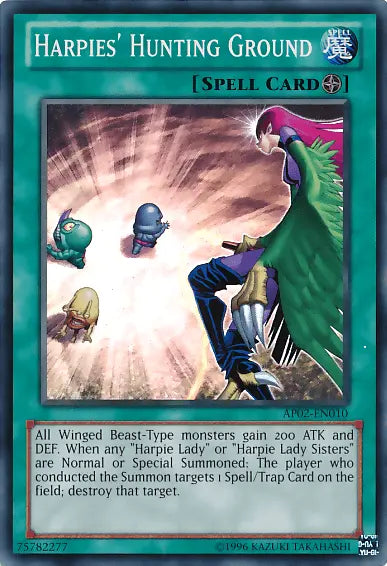 Harpies' Hunting Ground [AP02-EN010] Super Rare - Doe's Cards