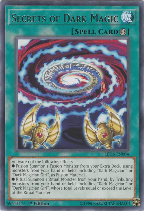 Secrets of Dark Magic [LED6-EN004] Rare - Doe's Cards