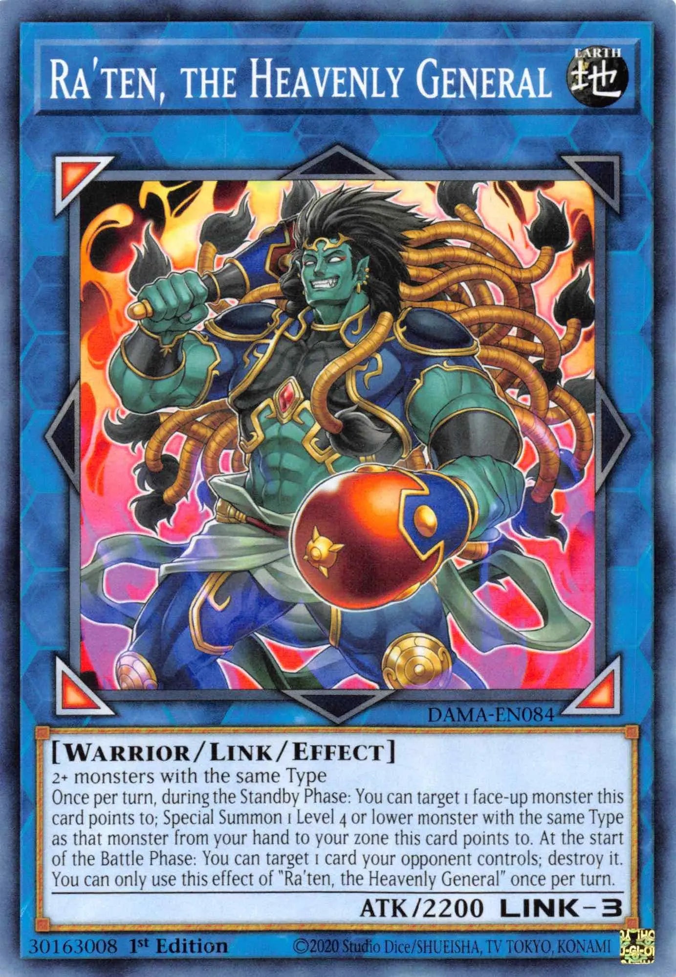 Ra'ten, the Heavenly General [DAMA-EN084] Common - Doe's Cards