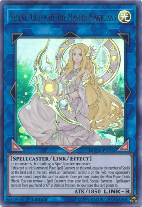 Selene, Queen of the Master Magicians [DUOV-EN014] Ultra Rare - Doe's Cards