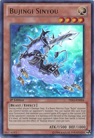 Bujingi Sinyou [PRIO-EN084] Ultra Rare - Doe's Cards