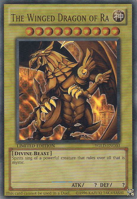 The Winged Dragon of Ra [YGLD-ENG03] Ultra Rare - Doe's Cards