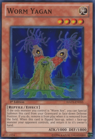 Worm Yagan [HA03-EN055] Super Rare - Doe's Cards