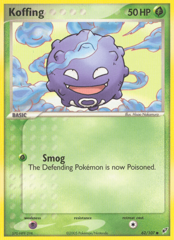 Koffing (62/107) [EX: Deoxys] - Doe's Cards