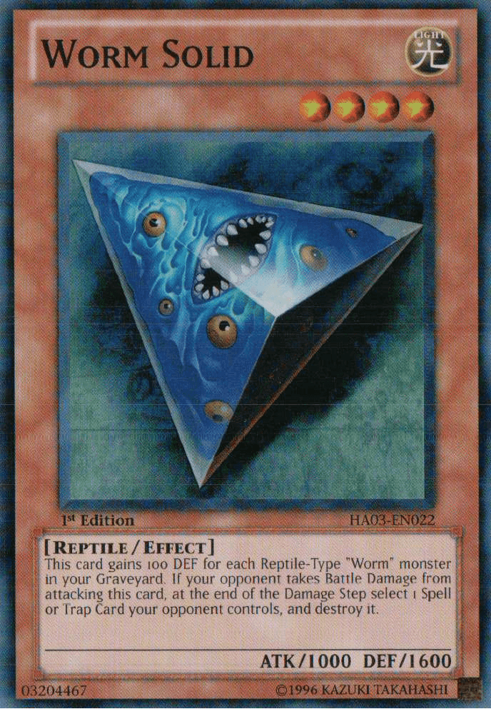 Worm Solid [HA03-EN022] Super Rare - Doe's Cards