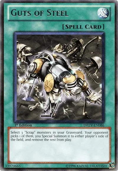 Guts of Steel [DREV-EN086] Rare - Doe's Cards