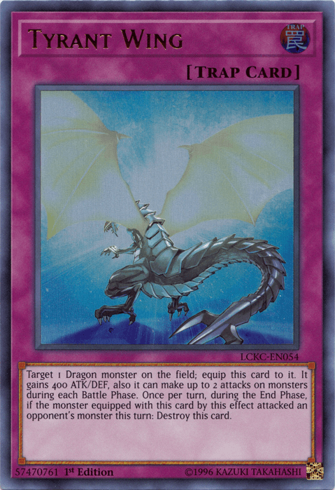 Tyrant Wing [LCKC-EN054] Ultra Rare - Doe's Cards