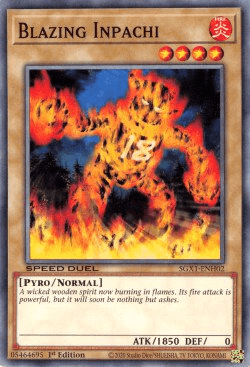 Blazing Inpachi [SGX1-ENH02] Common - Doe's Cards