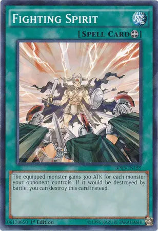Fighting Spirit [BP03-EN155] Shatterfoil Rare - Doe's Cards