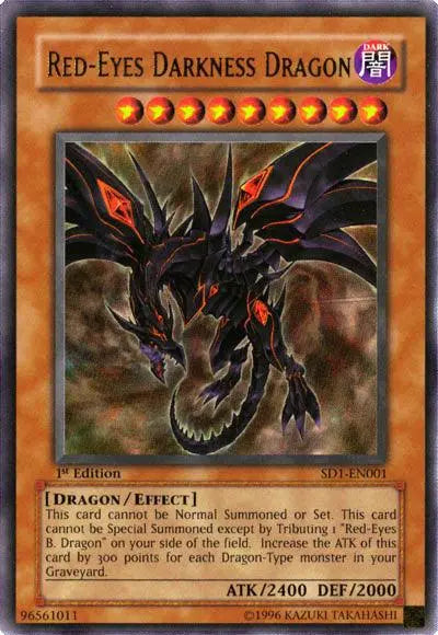 Red-Eyes Darkness Dragon [SD1-EN001] Ultra Rare - Doe's Cards