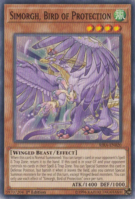 Simorgh, Bird of Protection [RIRA-EN020] Common - Doe's Cards