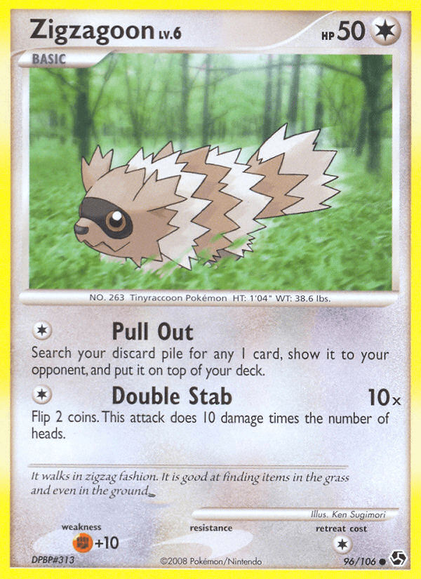 Zigzagoon (96/106) [Diamond & Pearl: Great Encounters] - Doe's Cards