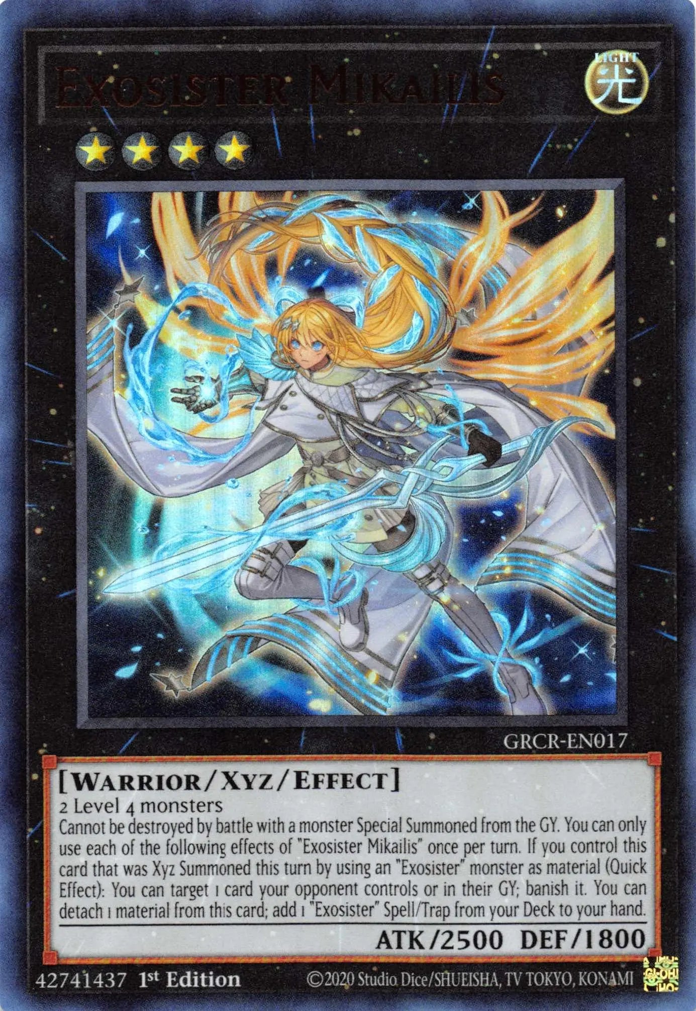 Exosister Mikailis [GRCR-EN017] Ultra Rare - Doe's Cards