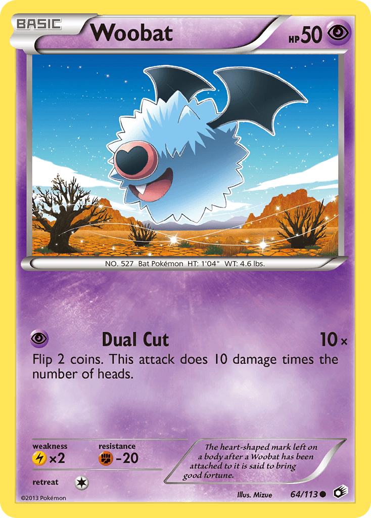 Woobat (64/113) [Black & White: Legendary Treasures] - Doe's Cards