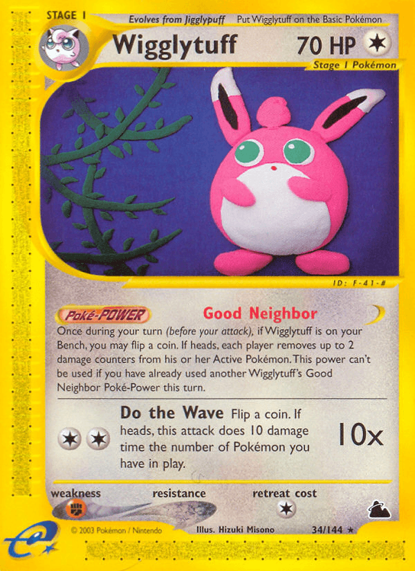 Wigglytuff (34/144) [Skyridge] - Doe's Cards