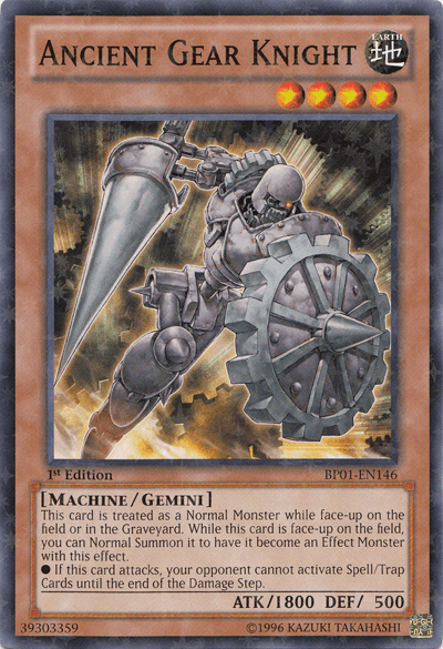 Ancient Gear Knight [BP01-EN146] Starfoil Rare - Doe's Cards