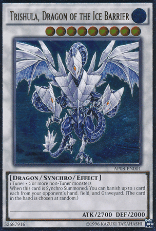 Trishula, Dragon of the Ice Barrier [AP08-EN001] Ultimate Rare - Doe's Cards