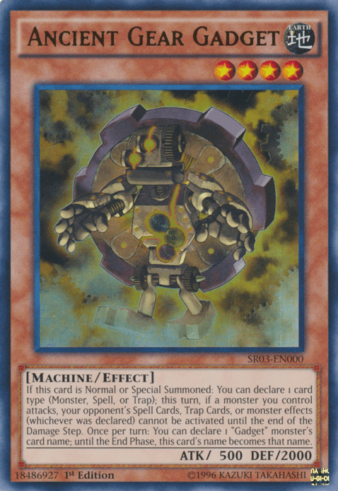 Ancient Gear Gadget [SR03-EN000] Ultra Rare - Doe's Cards