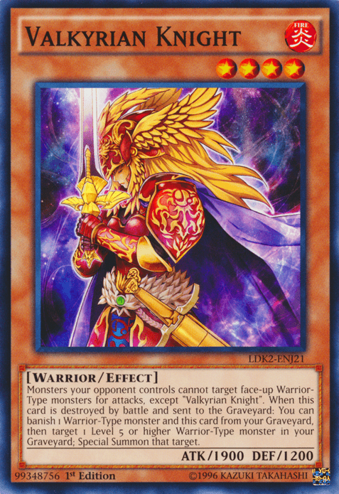 Valkyrian Knight [LDK2-ENJ21] Common - Doe's Cards