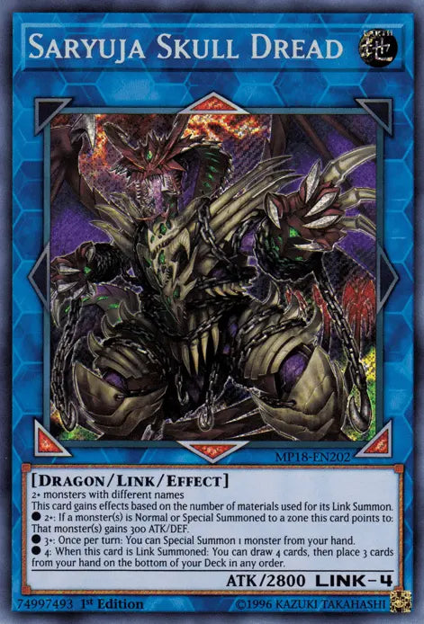 Saryuja Skull Dread [MP18-EN202] Secret Rare - Doe's Cards