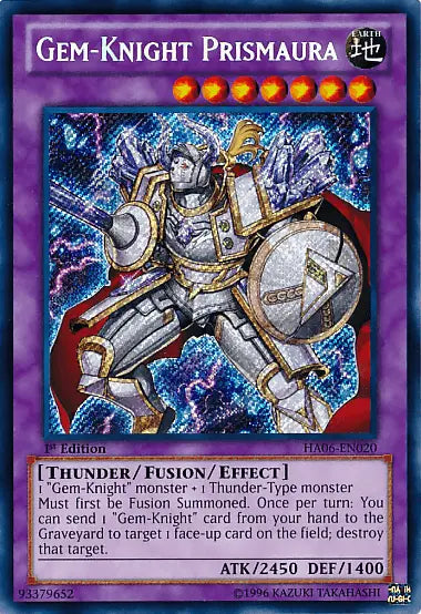 Gem-Knight Prismaura [HA06-EN020] Secret Rare - Doe's Cards