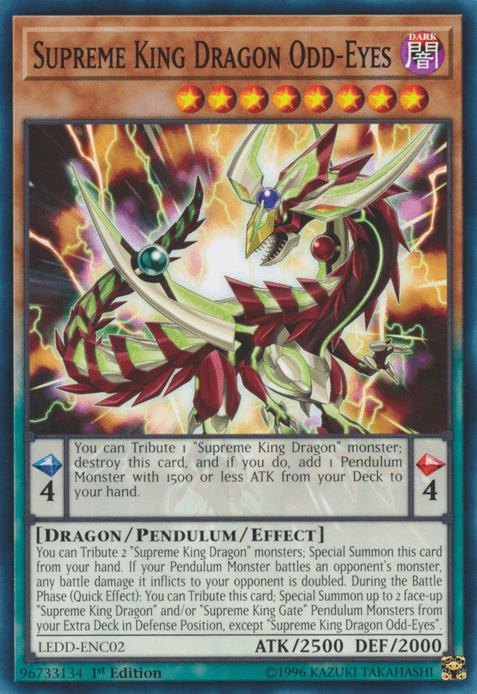 Supreme King Dragon Odd-Eyes [LEDD-ENC02] Common - Doe's Cards