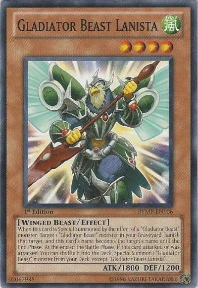 Gladiator Beast Lanista [RYMP-EN106] Common - Doe's Cards