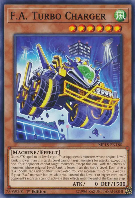 F.A. Turbo Charger [MP18-EN160] Common - Doe's Cards
