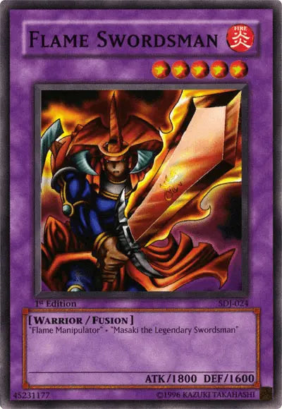 Flame Swordsman [SDJ-024] Common - Doe's Cards