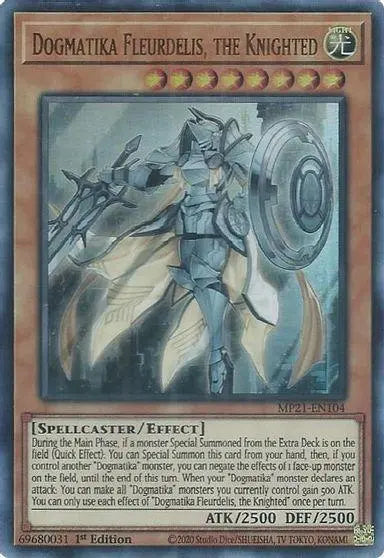 Dogmatika Fleurdelis, the Knighted [MP21-EN104] Ultra Rare - Doe's Cards
