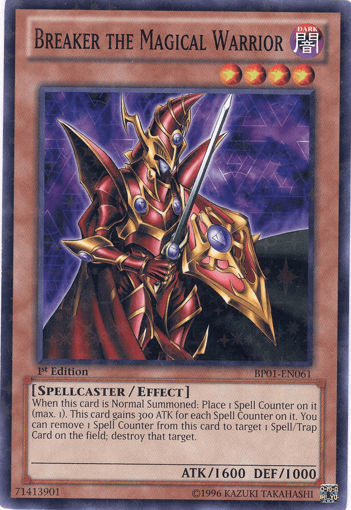 Breaker the Magical Warrior [BP01-EN061] Starfoil Rare - Doe's Cards