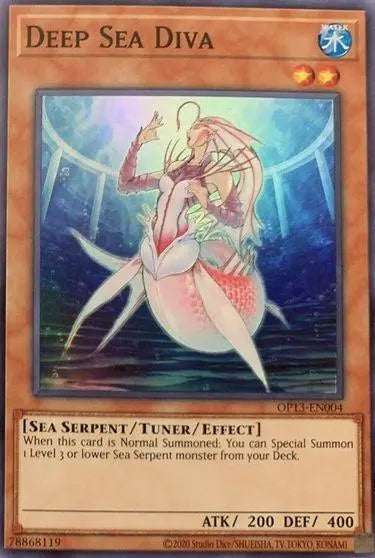 Deep Sea Diva [OP13-EN004] Super Rare - Doe's Cards