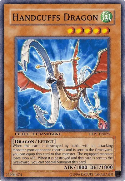 Handcuffs Dragon [DTP1-EN025] Common - Doe's Cards