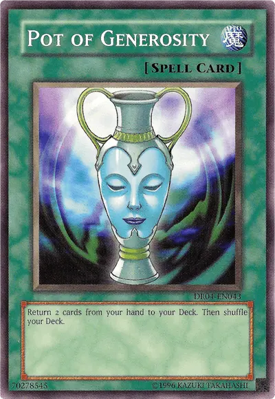 Pot of Generosity [DR04-EN043] Common - Doe's Cards
