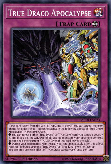 True Draco Apocalypse [MP18-EN023] Common - Doe's Cards