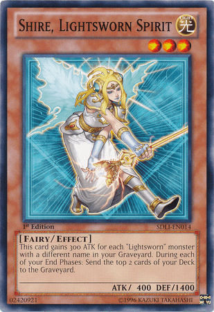 Shire, Lightsworn Spirit [SDLI-EN014] Common - Doe's Cards