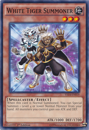 White Tiger Summoner [YS14-EN019] Common - Doe's Cards