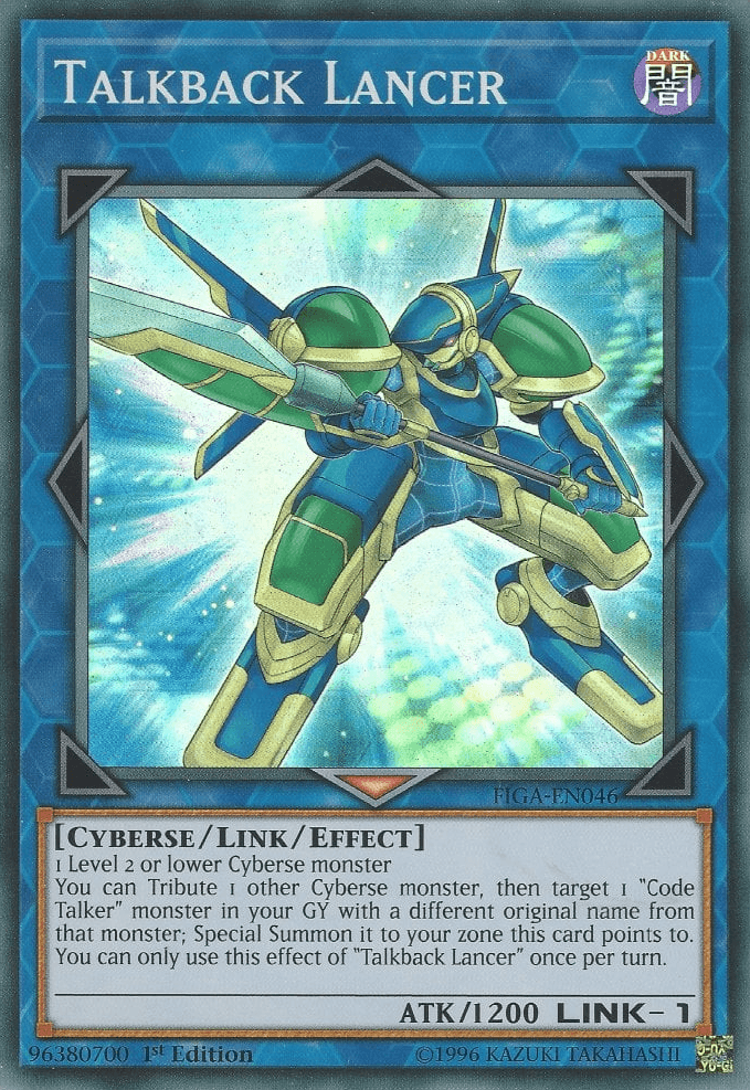 Talkback Lancer [FIGA-EN046] Super Rare - Doe's Cards