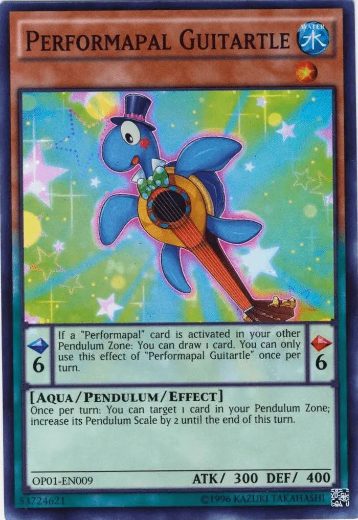 Performapal Guitartle [OP01-EN009] Super Rare - Doe's Cards