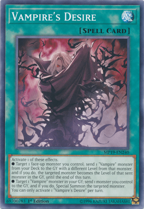 Vampire's Desire [MP19-EN240] Common - Doe's Cards