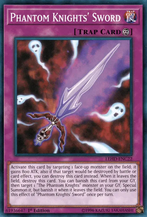 Phantom Knights' Sword [LEHD-ENC22] Common - Doe's Cards