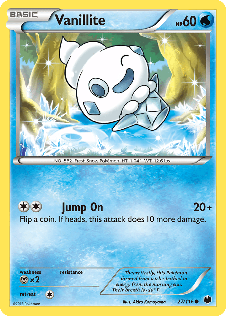 Vanillite (27/116) [Black & White: Plasma Freeze] - Doe's Cards