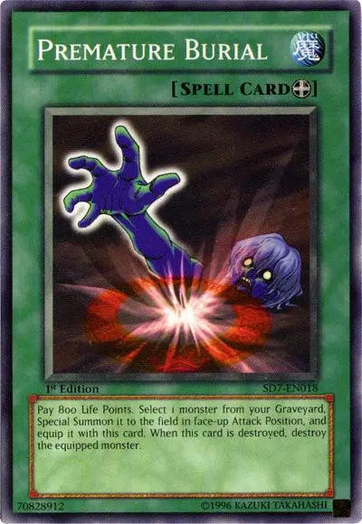 Premature Burial [SD7-EN018] Common - Doe's Cards