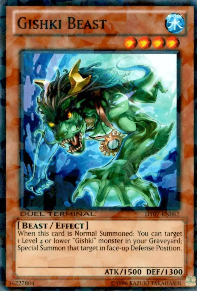 Gishki Beast [DT07-EN062] Common - Doe's Cards