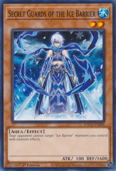 Secret Guards of the Ice Barrier [HAC1-EN048] Common - Doe's Cards
