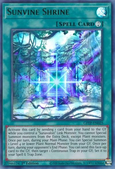 Sunvine Shrine [GFTP-EN025] Ultra Rare - Doe's Cards